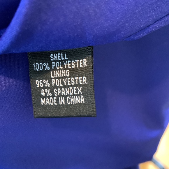 Adrianna Papell Women’s Cobalt Blue Cocktail Dress Size 8 - Picture 7 of 7